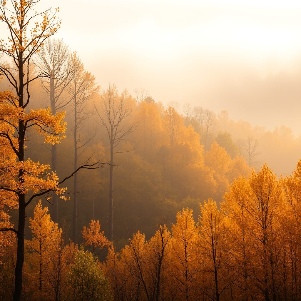 Immagine del buongiorno di mercoledì 21 ottobre 2026: Che la luce di questo autunno riscaldi il tuo cuore.